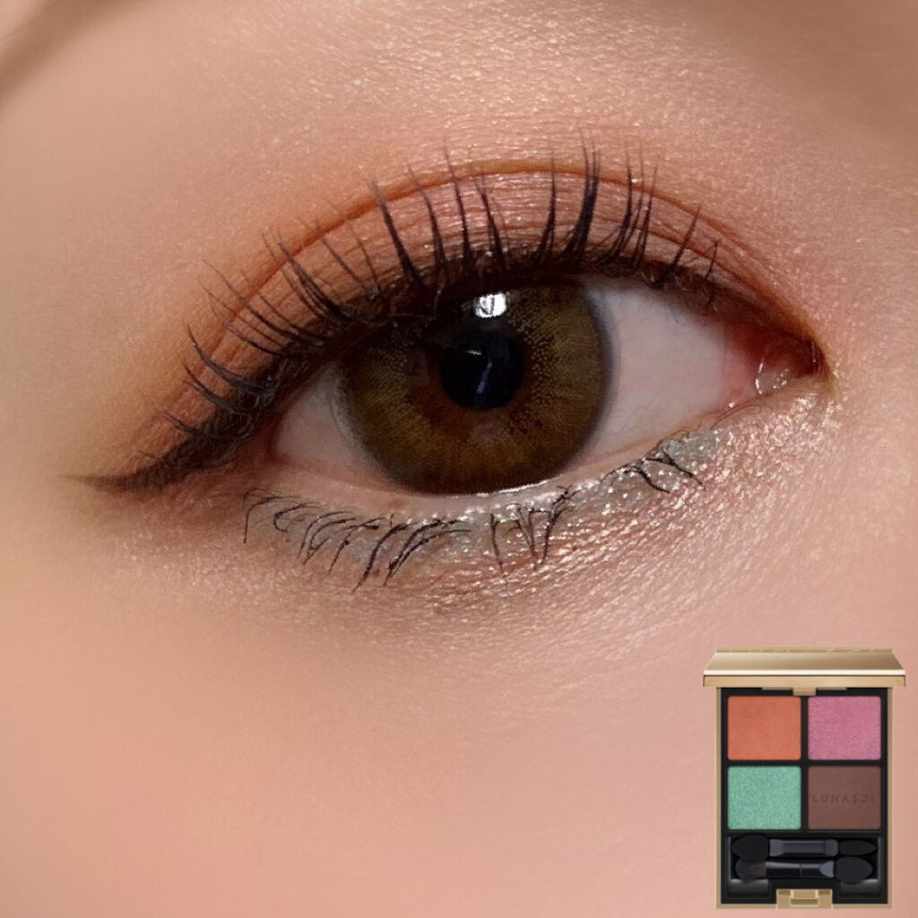 アイカラーレーション/LUNASOL/アイシャドウパレットを使ったクチコミ（3枚目）