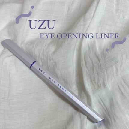 EYE OPENING LINER/UZU BY FLOWFUSHI/リキッドアイライナーを使ったクチコミ(1枚目)
