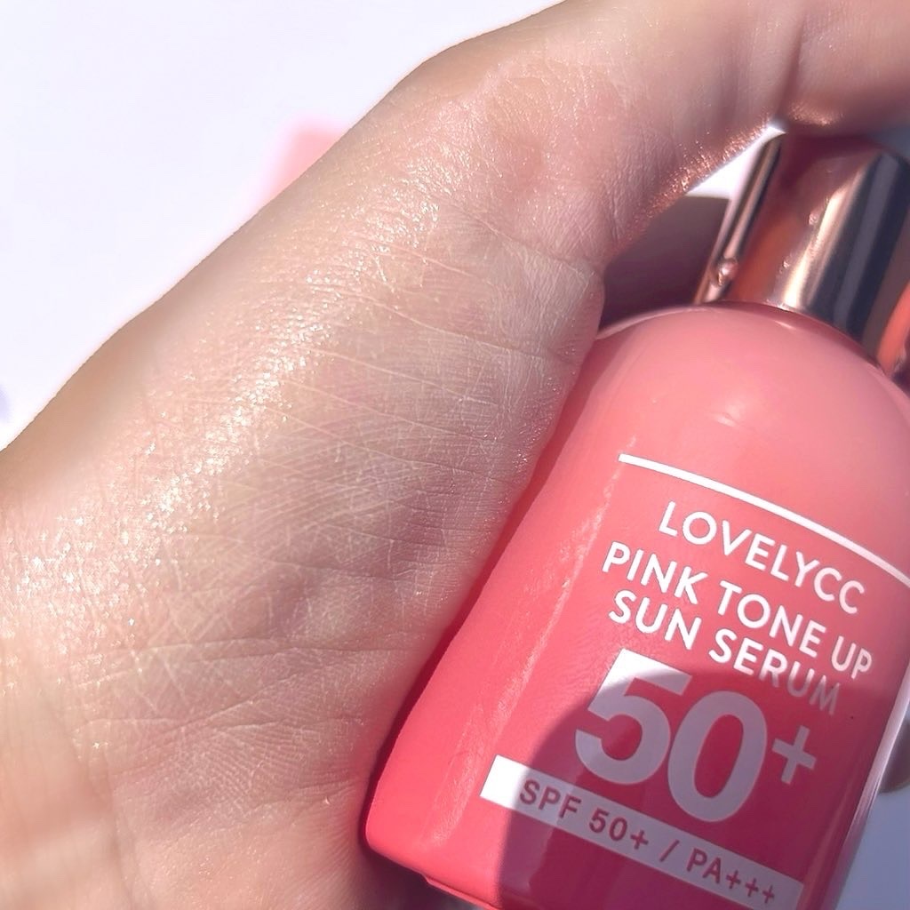 ピンクトーンアップサンセラム/LOVELYCC/化粧下地を使ったクチコミ（1枚目）