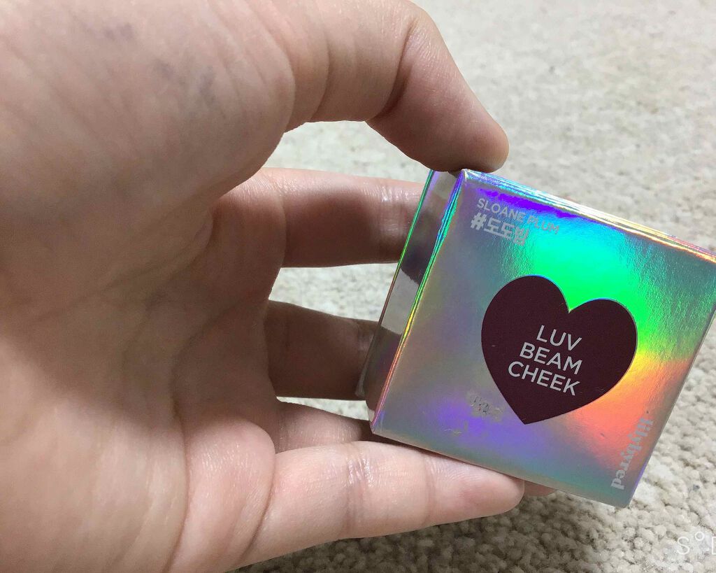 LUV BEAM CHEEK/lilybyred/パウダーチークを使ったクチコミ(1枚目)
