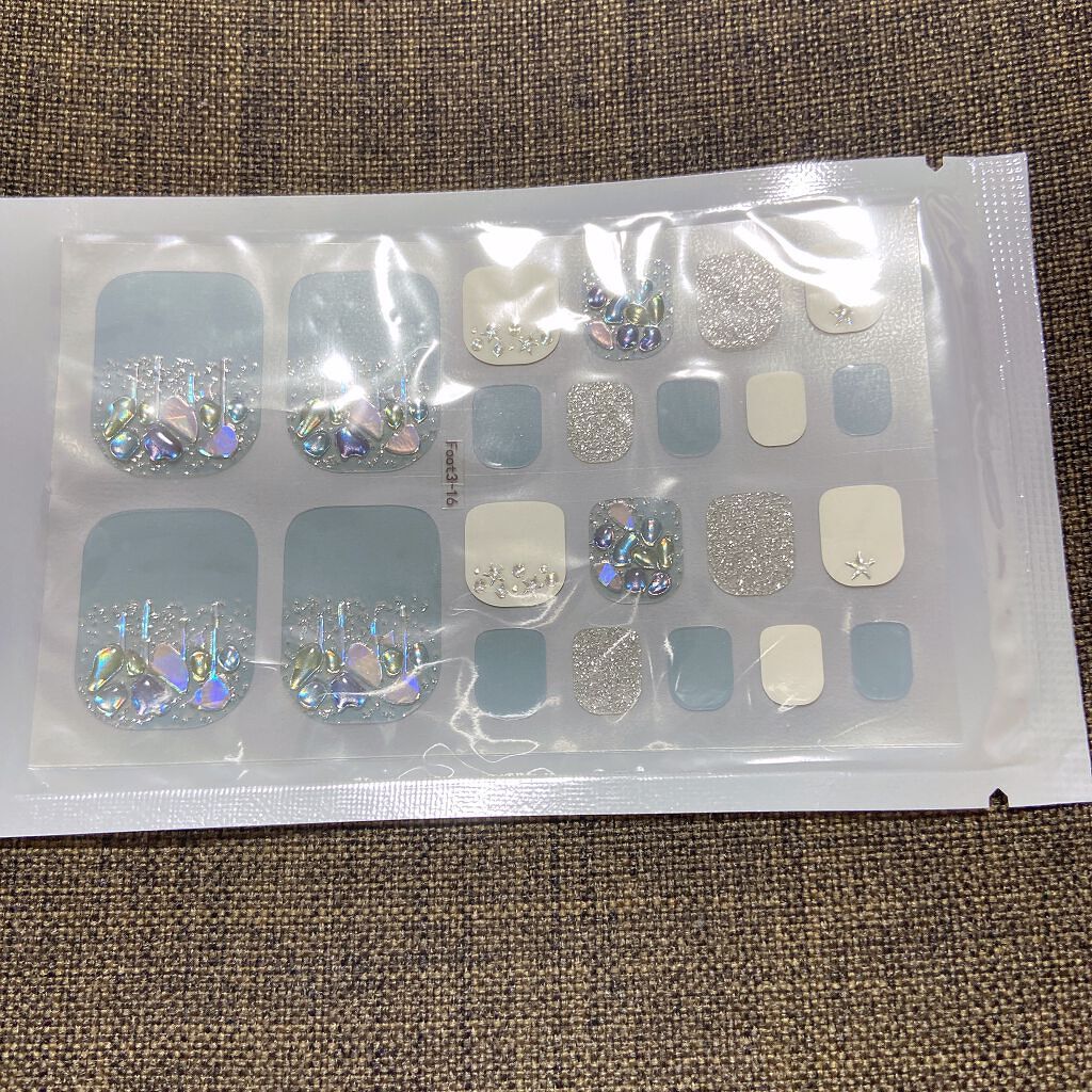 ネイルシール/Qoo10/ネイルシールを使ったクチコミ(7枚目)