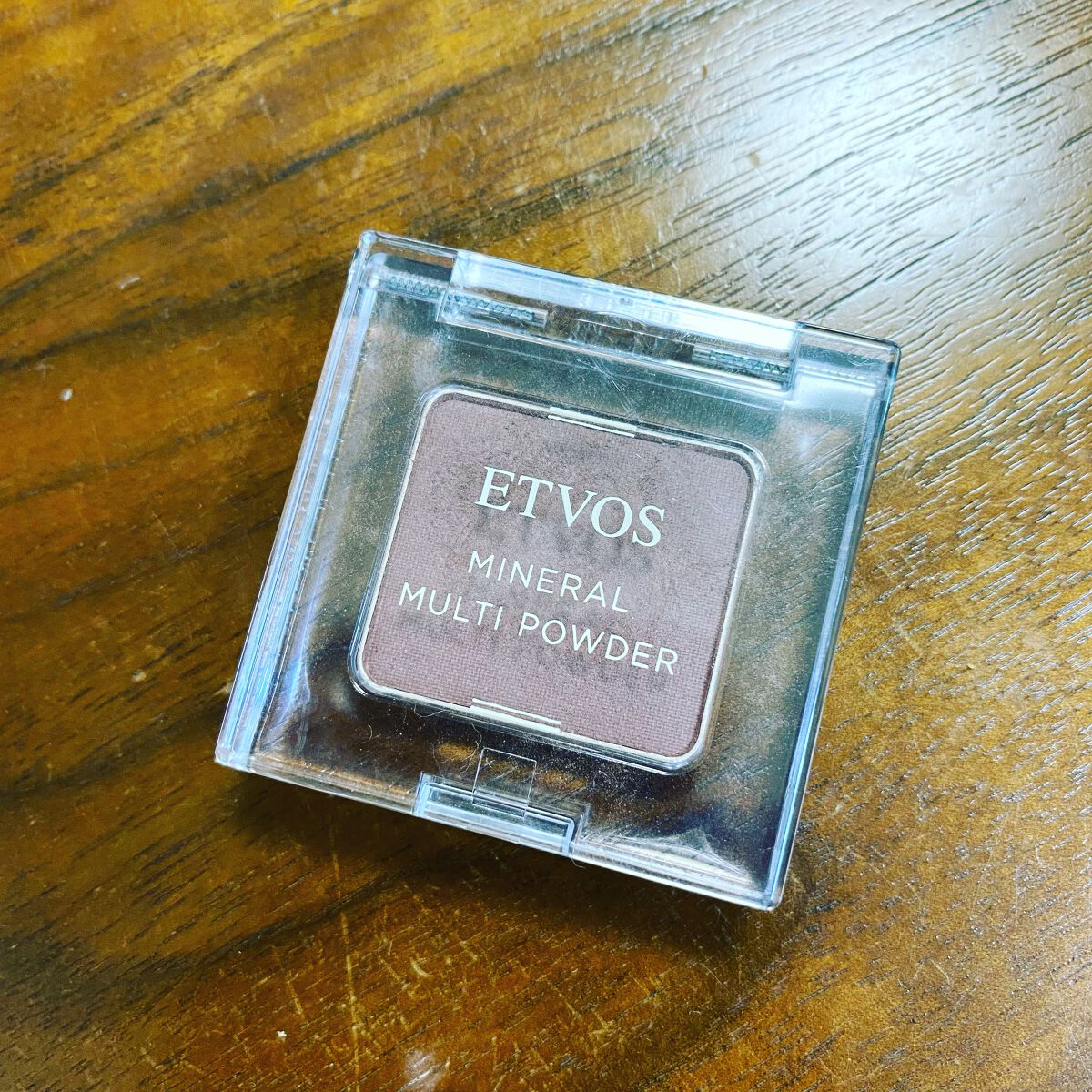 ミネラルマルチパウダー ウッディブラウン/エトヴォス/単色アイシャドウを使ったクチコミ（1枚目）