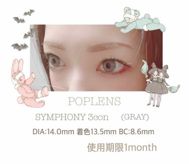 

🦋カラコンレポ


🎈 POPLENS 
 SYMPHONY 3con ( Gray )

 DIA14.0mm / 着色13.5mm / BC8.6mm



かなり前にこれのグリーンを
レポした