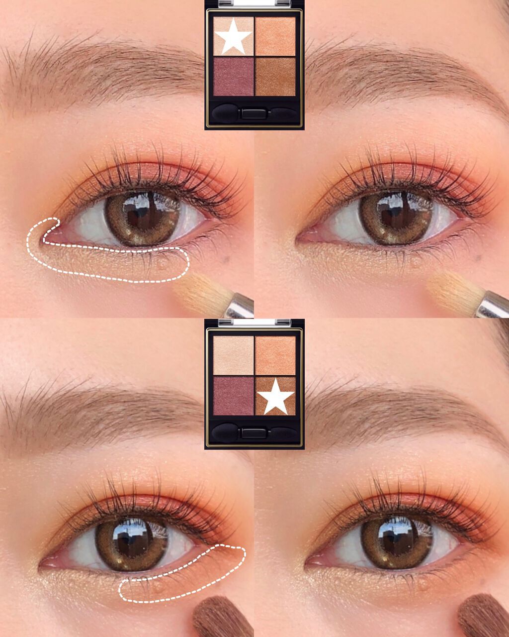 リアルクローズシャドウ/excel/アイシャドウパレットを使ったクチコミ（2枚目）