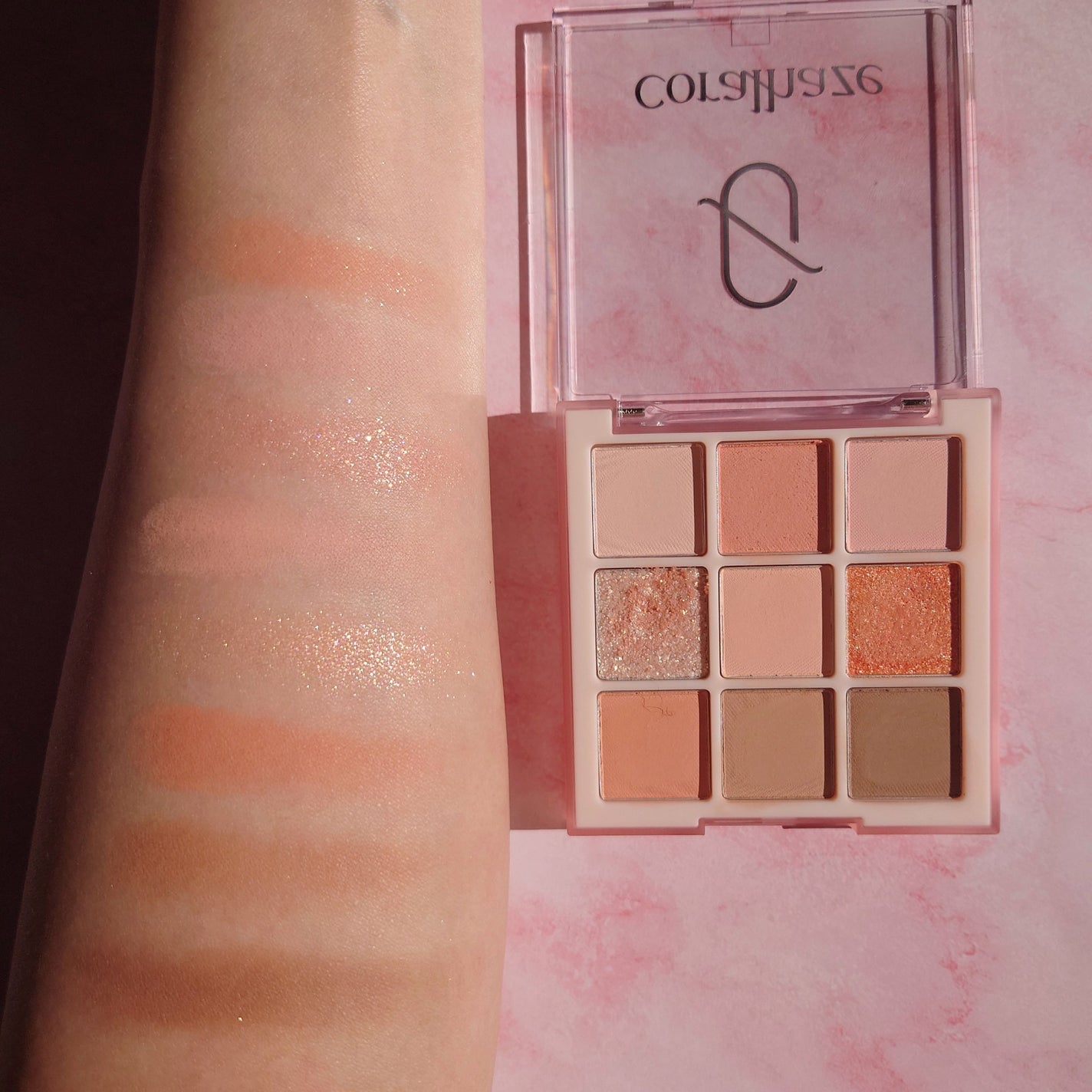 ムードブレンディングシャドウパレット/Coralhaze/アイシャドウパレットを使ったクチコミ(6枚目)