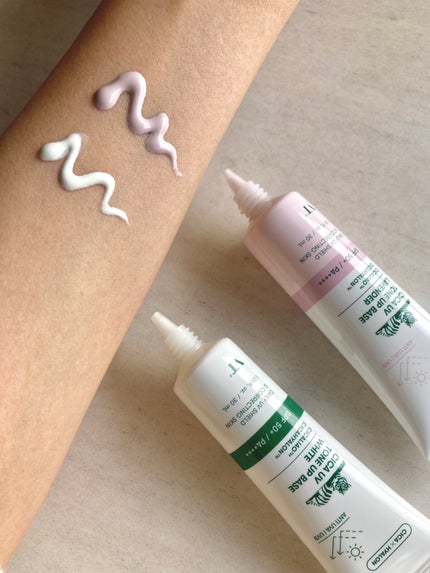 CICA UVトーンアップベース ホワイト/VT/化粧下地を使ったクチコミ(1枚目)