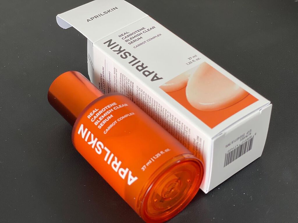 リアルカロテンブレミッシュクリアセラム/APRILSKIN/美容液を使ったクチコミ（1枚目）