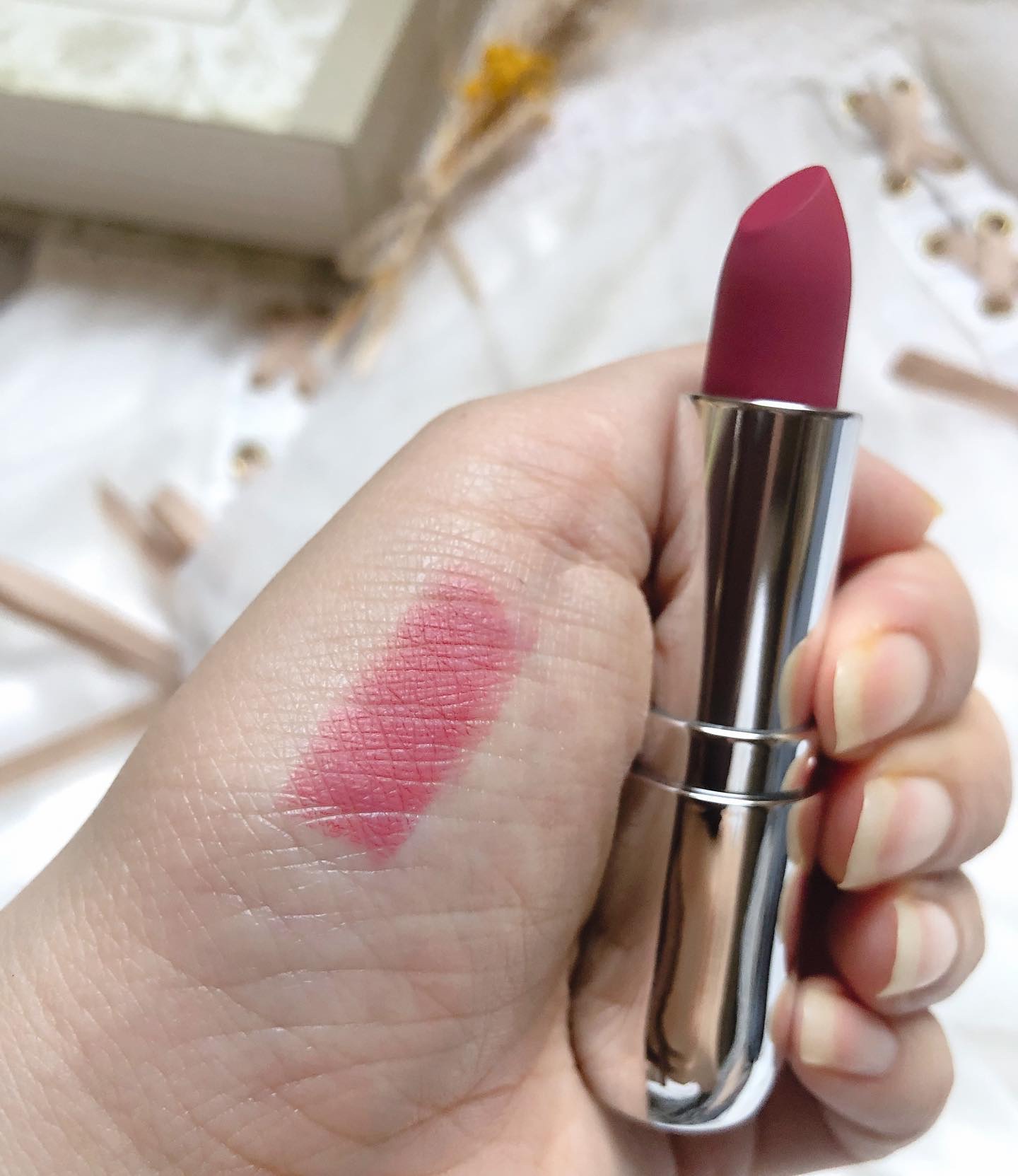 マットジュエルリップコレクション/Armuje/口紅を使ったクチコミ（2枚目）