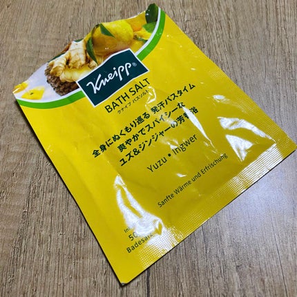 クナイプ バスソルト ユズ&ジンジャーの香り/クナイプ/無機塩系入浴剤を使ったクチコミ(1枚目)