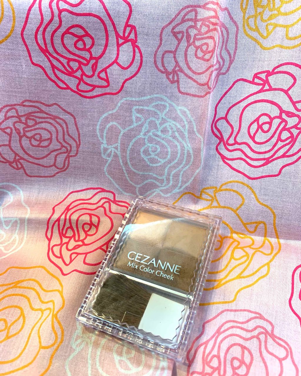 ミックスカラーチーク/CEZANNE/パウダーチークを使ったクチコミ(2枚目)