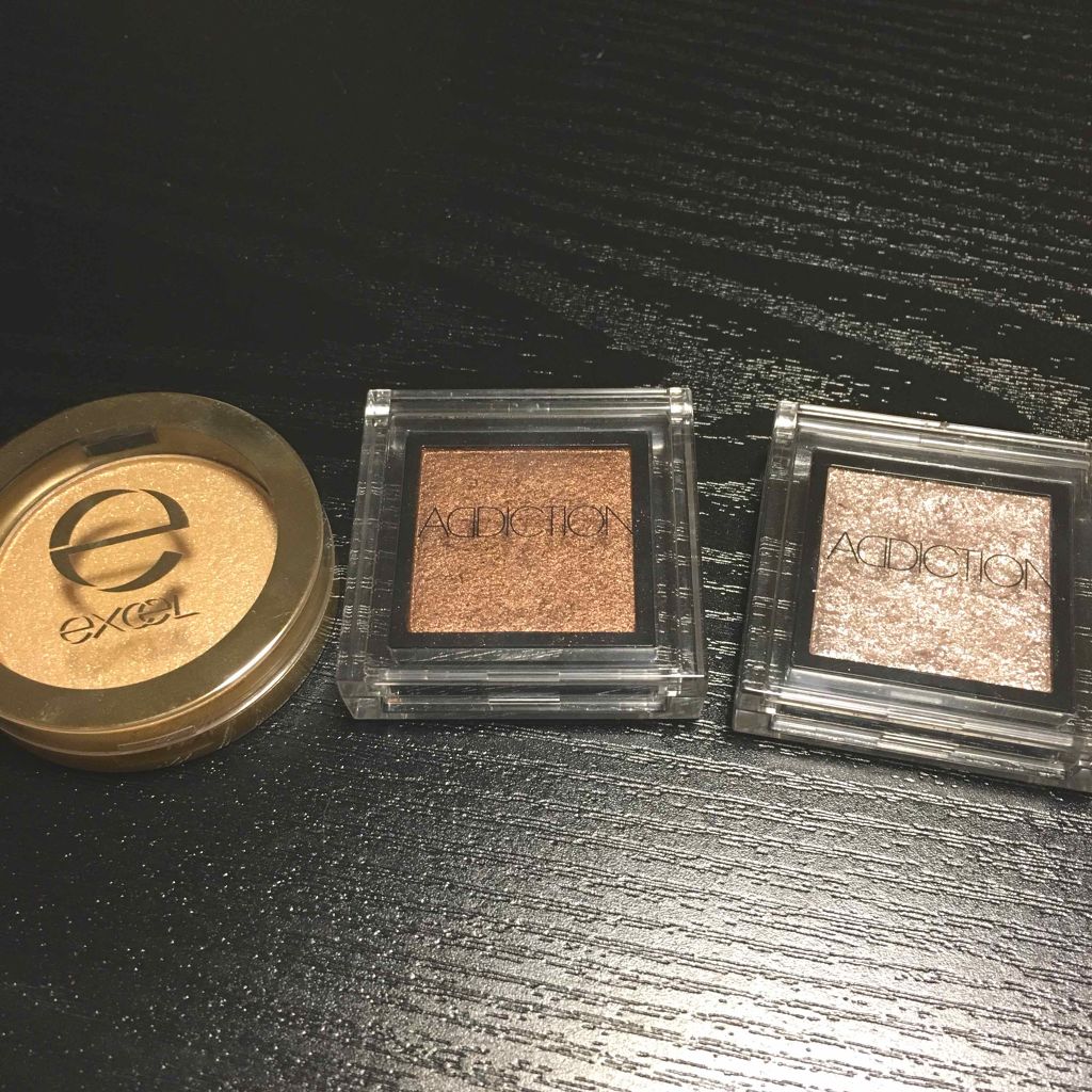 シャイニーシャドウ N/excel/単色アイシャドウを使ったクチコミ（1枚目）