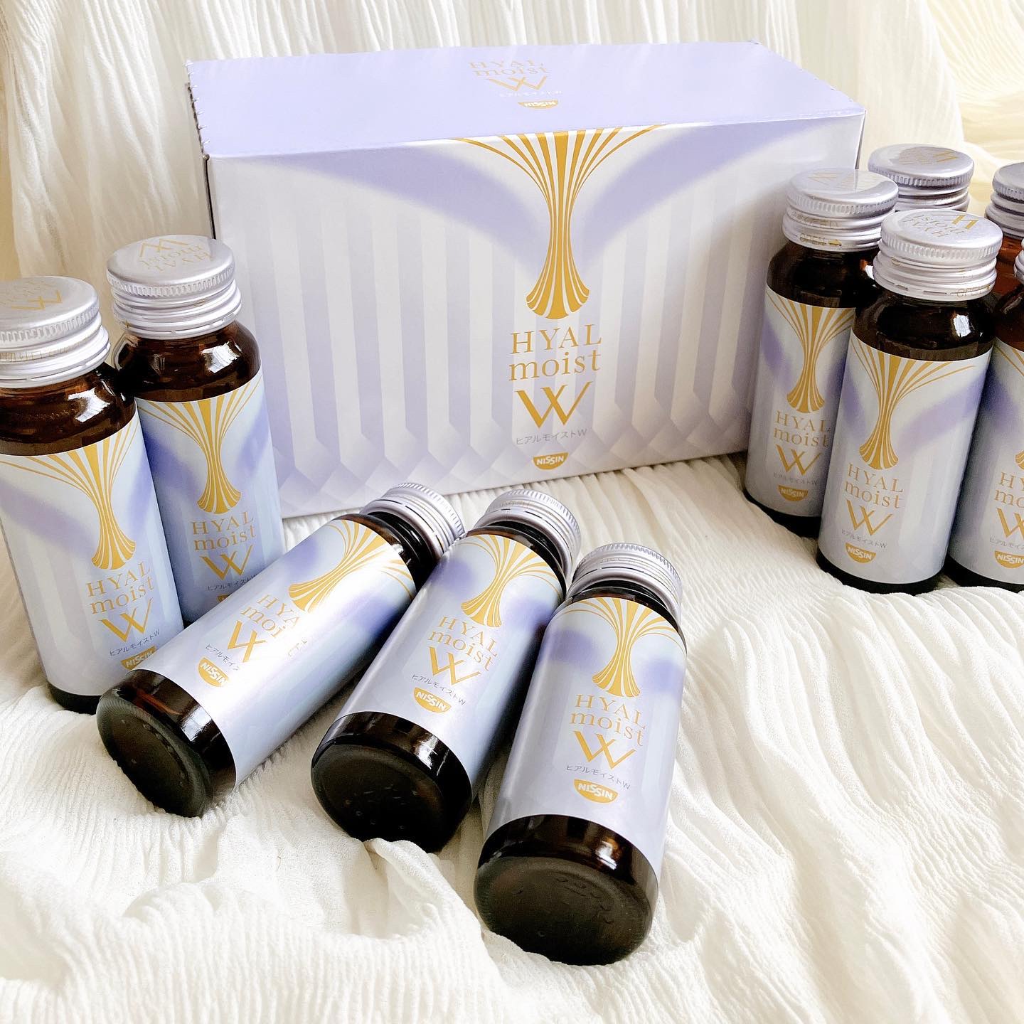 ヒアルモイスト W 50ml×10本/日清食品/美容ドリンクを使ったクチコミ（1枚目）