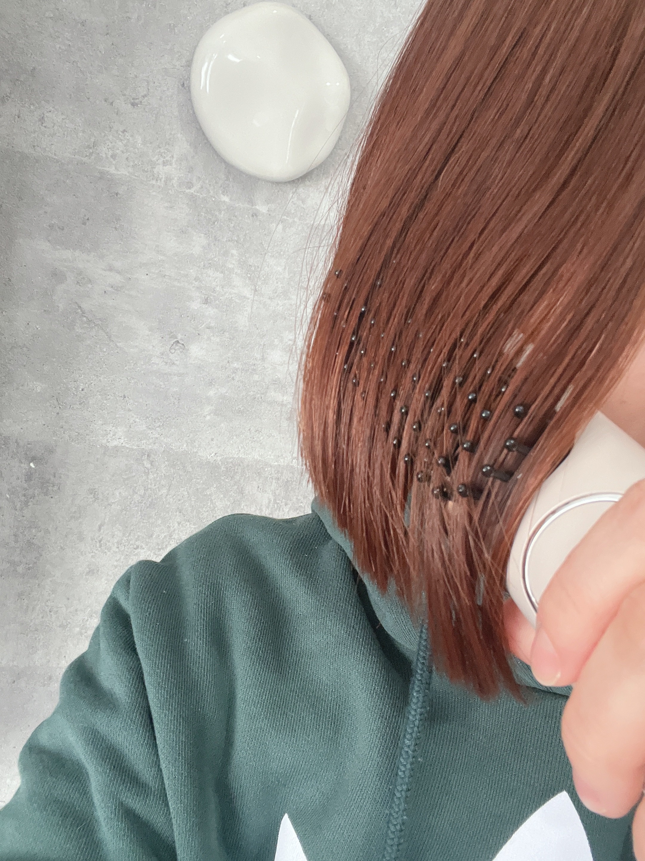 充電式 スタイリング ヒーターブラシ/FESTINO/ヒートブラシを使ったクチコミ（3枚目）