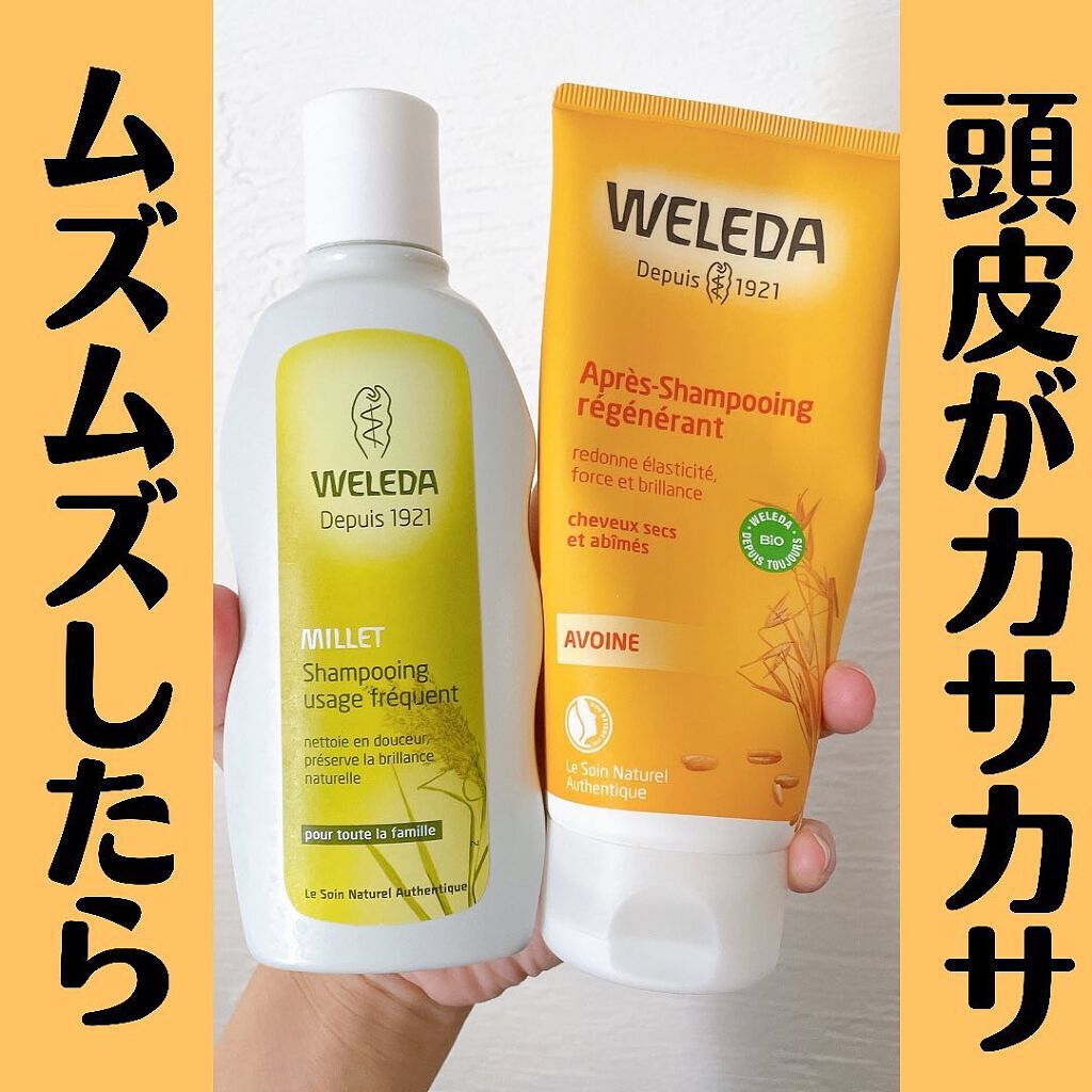 オーガニック シャンプー(ノーマルヘア用)/WELEDA/シャンプー・コンディショナーを使ったクチコミ（1枚目）