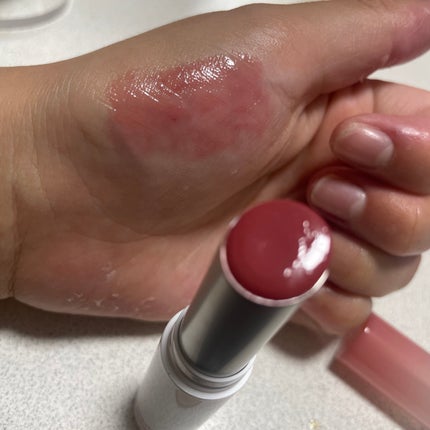 グラスティングメルティングバーム/rom&nd/リップバームを使ったクチコミ(3枚目)