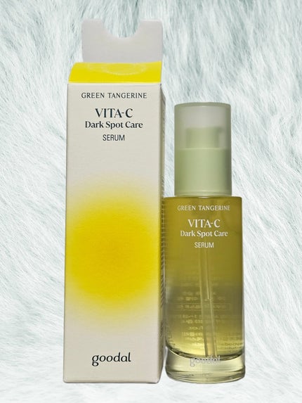 グリーンタンジェリン ビタC ダークスポットケアセラム/goodal/美容液を使ったクチコミ(1枚目)