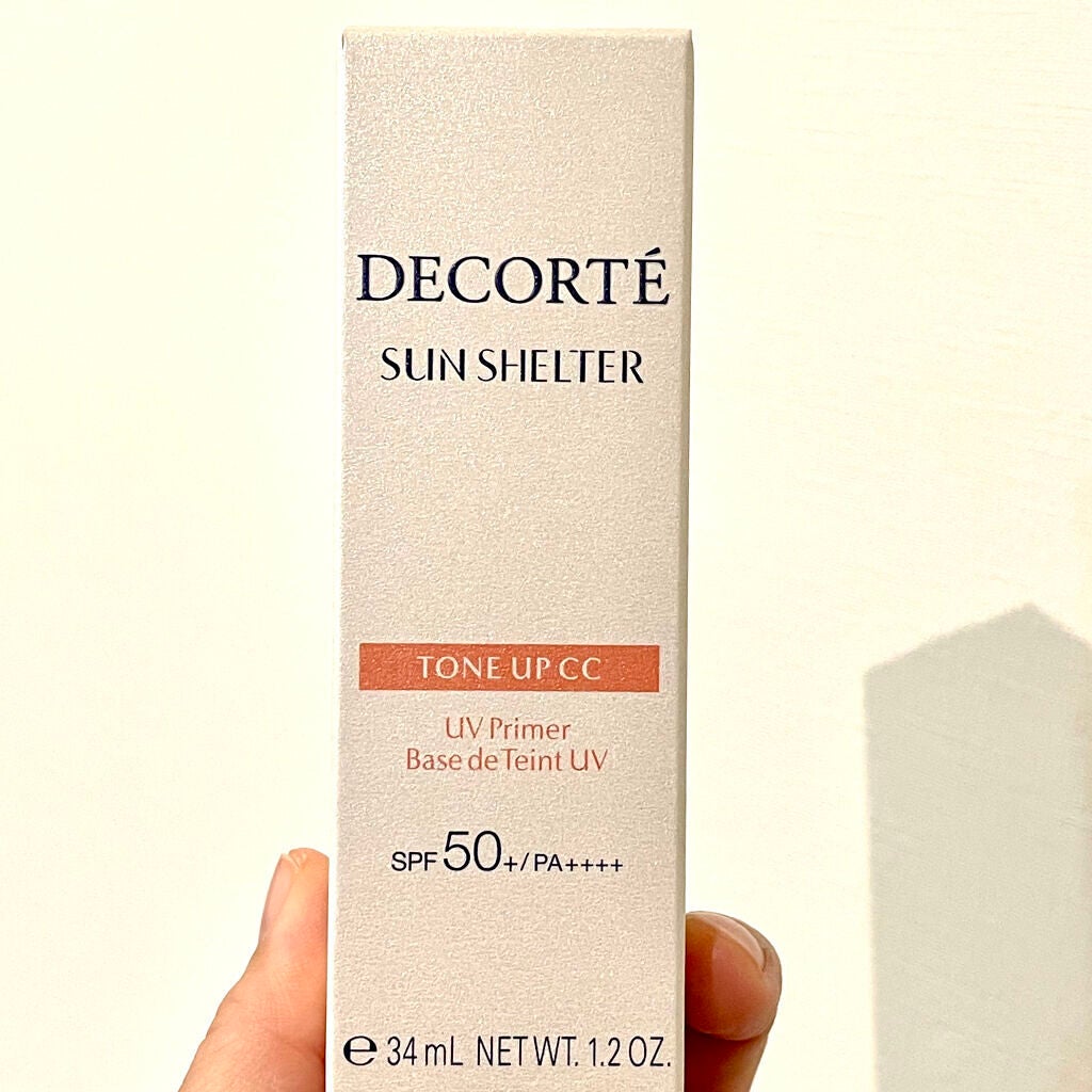 サンシェルター トーンアップCC/DECORTÉ/CCクリームを使ったクチコミ(3枚目)
