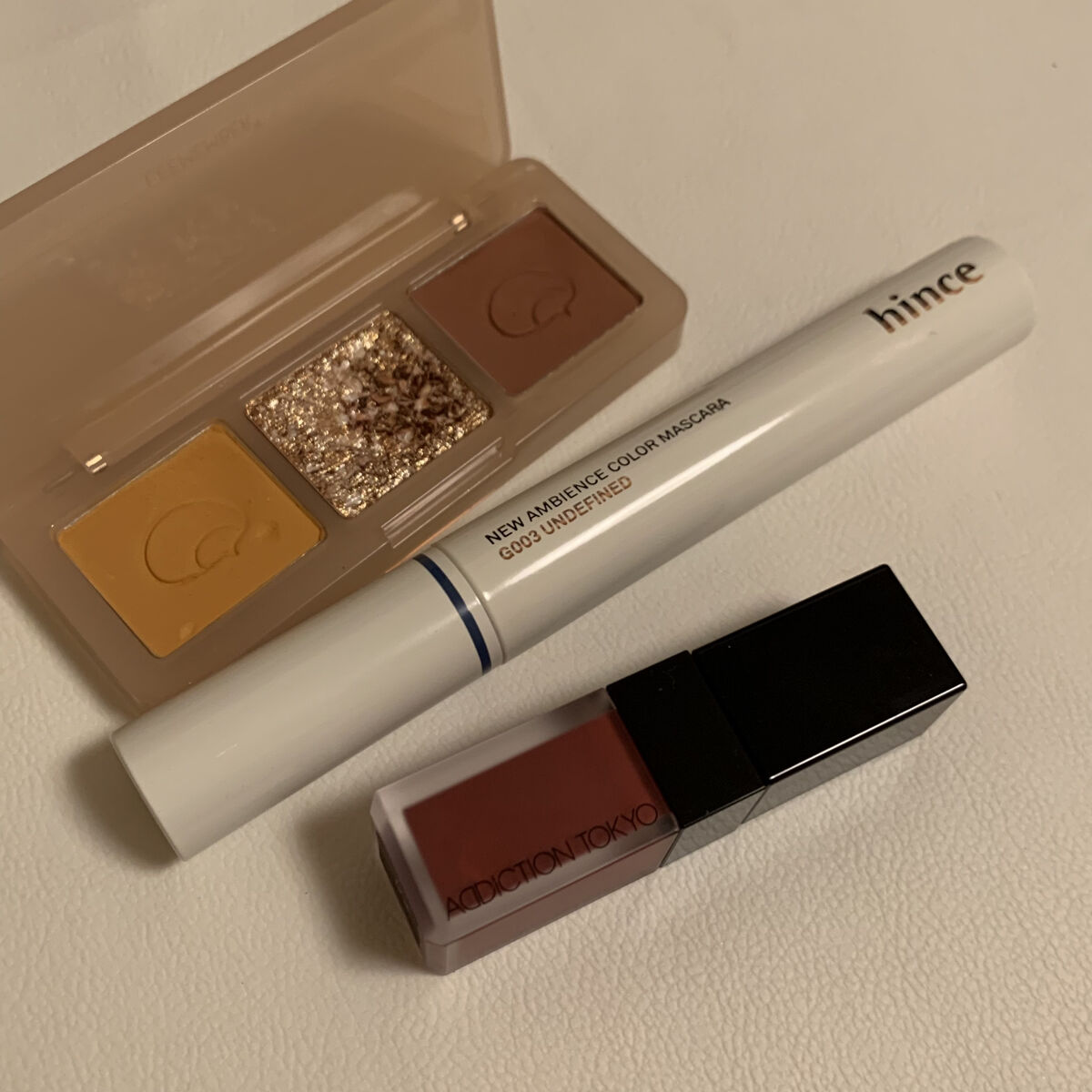 3色マロンアイシャドウパレット 02 パインケーキ（しっとりパールラメ）/LEEMEMBER/アイシャドウパレットを使ったクチコミ（1枚目）