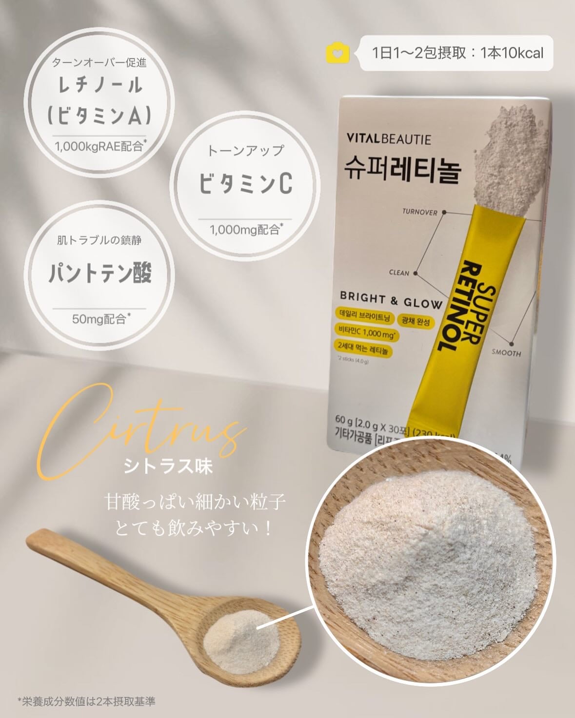 スーパーレチノールC/VITALBEAUTIE/美容サプリメントを使ったクチコミ(3枚目)