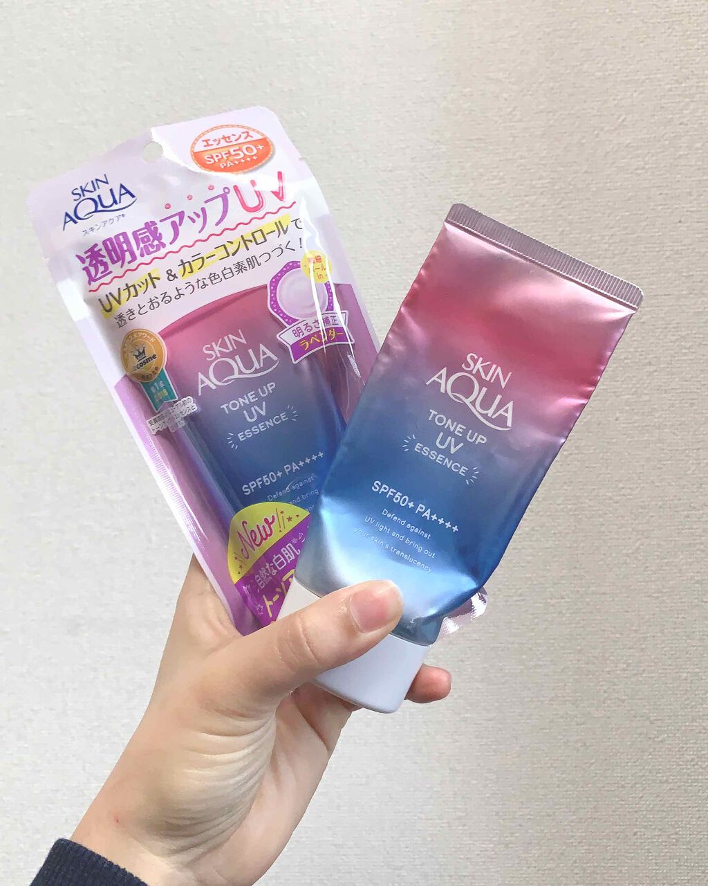 スキンアクア トーンアップUVエッセンス/スキンアクア/日焼け止めクリームを使ったクチコミ（1枚目）