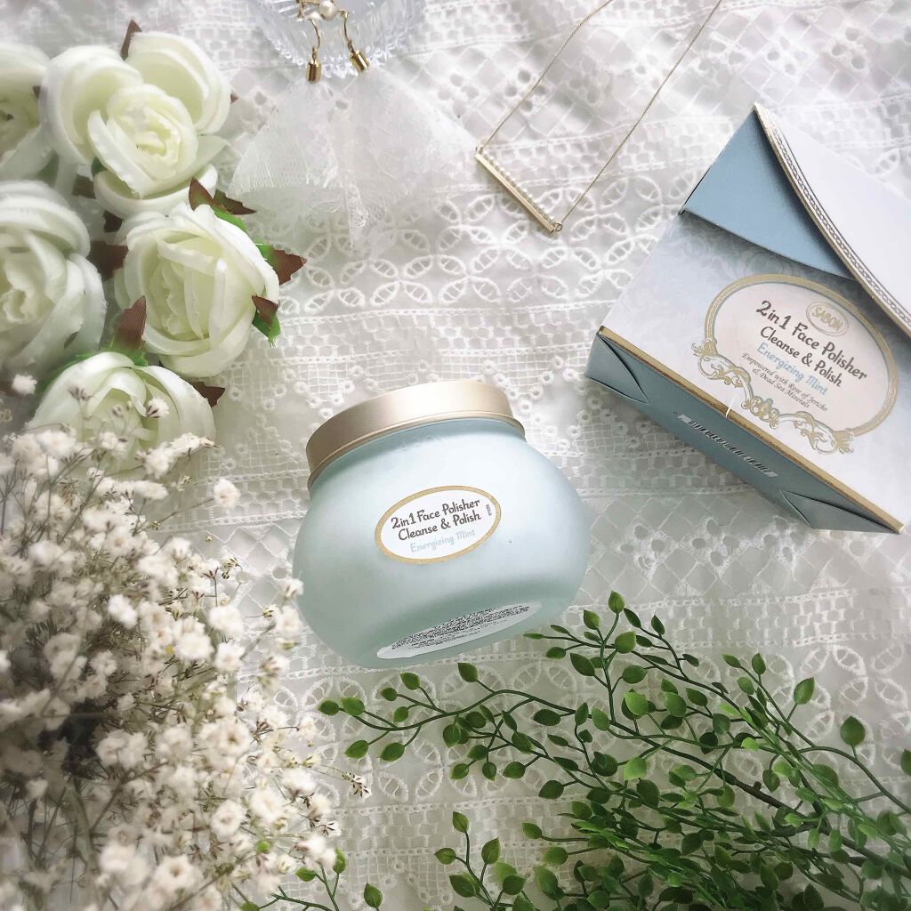 フェイスポリッシャー リフレッシング（ミント）/SABON/スクラブ・ゴマージュを使ったクチコミ（3枚目）