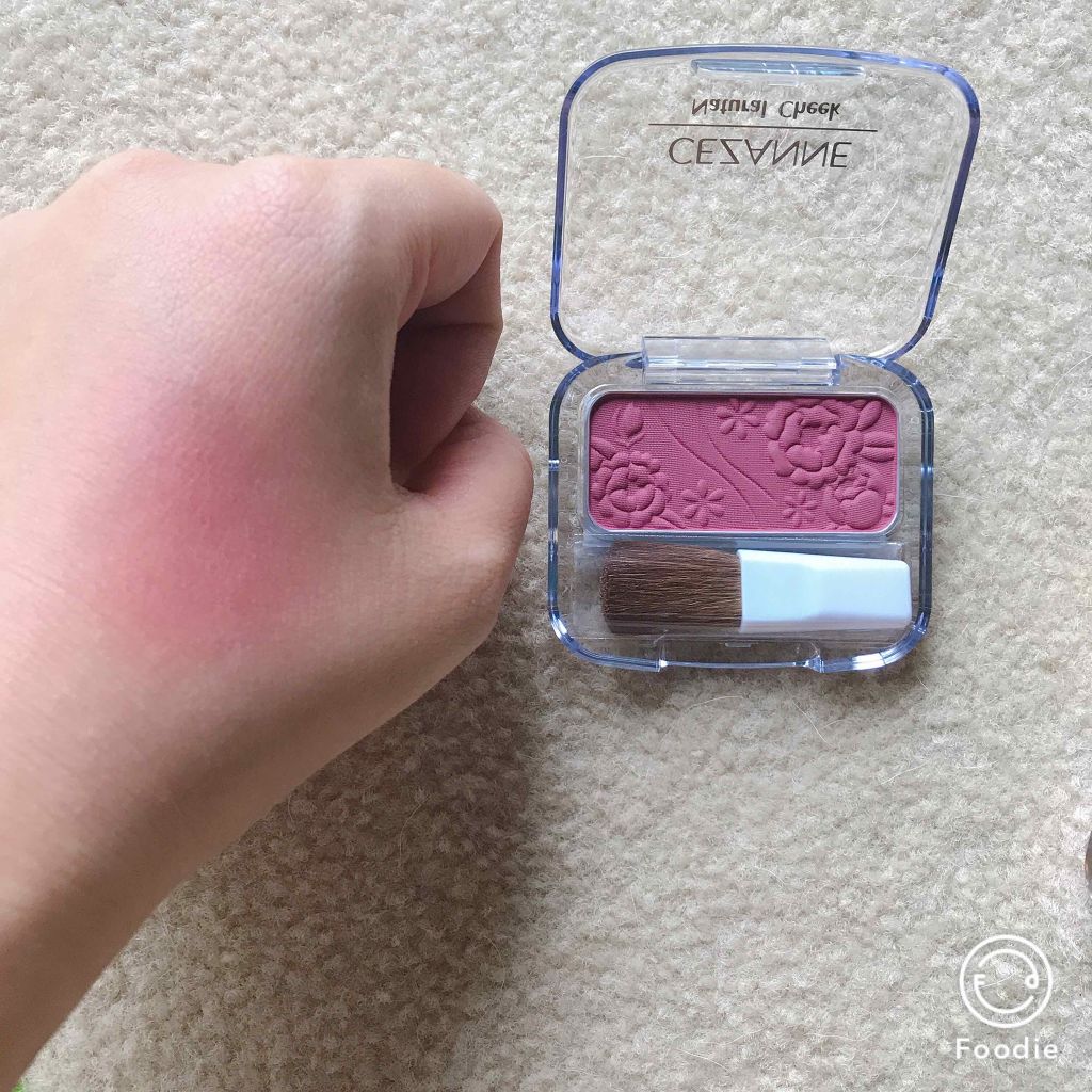 ナチュラル チークN/CEZANNE/パウダーチークを使ったクチコミ(3枚目)