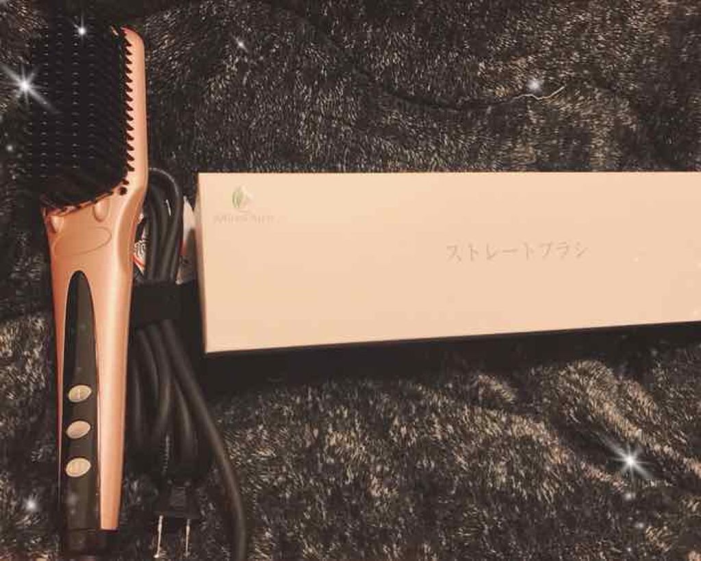 ダブルマイナスイオンストレートブラシアイロン/Miropure/ヒートブラシを使ったクチコミ（1枚目）