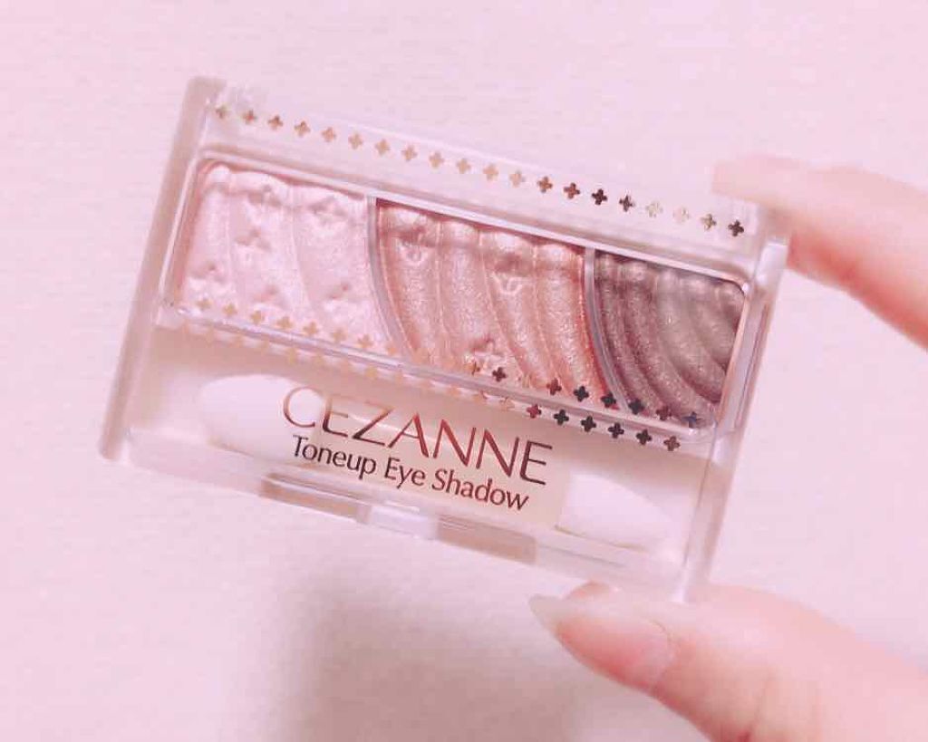 トーンアップアイシャドウ/CEZANNE/アイシャドウパレットを使ったクチコミ（1枚目）