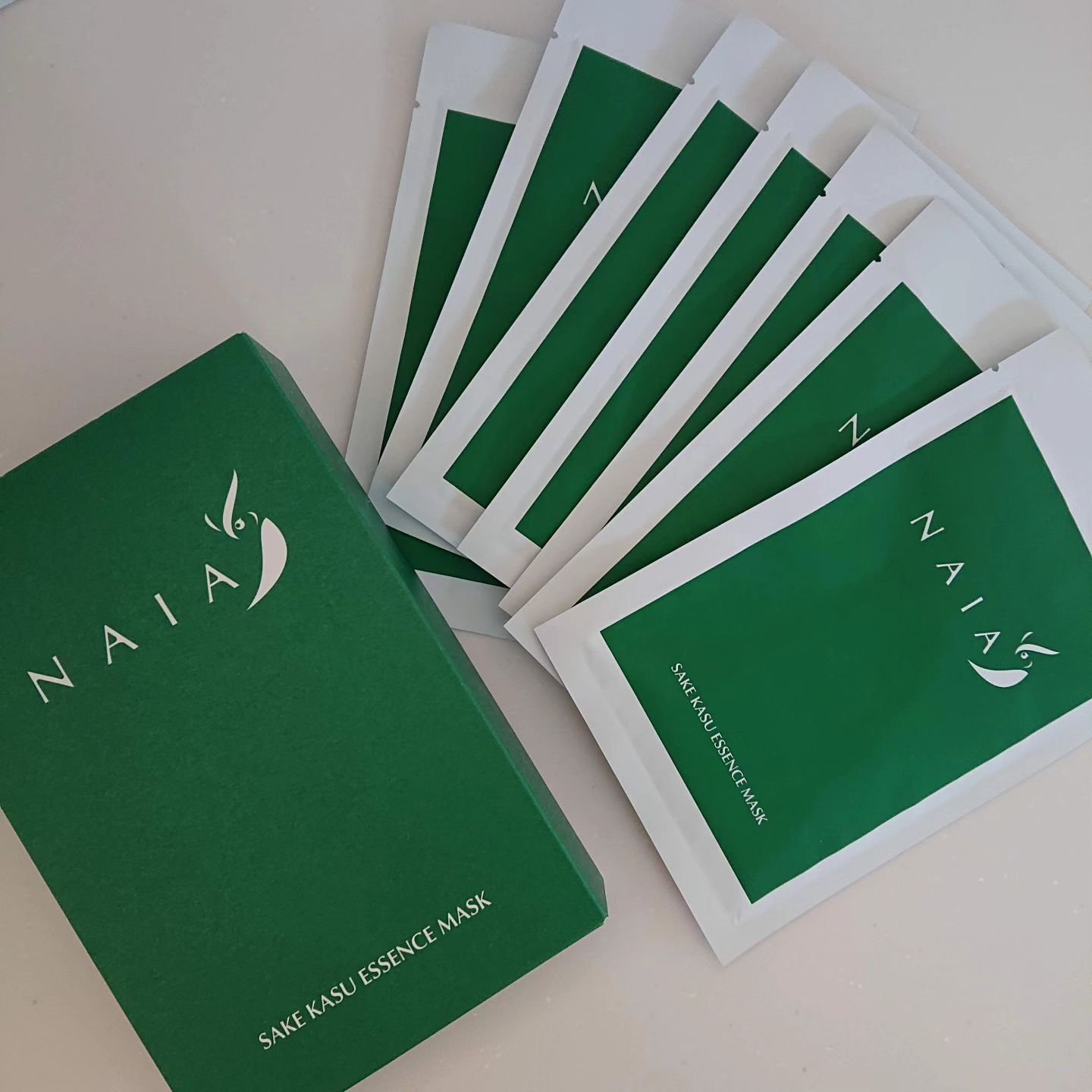 酒粕フェイスマスク 7枚入り（個包装）/NAIA/シートマスク・パックを使ったクチコミ（1枚目）