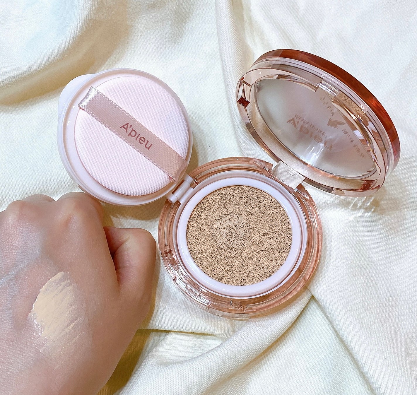 スキンケア ウォーターロッククッション /A’pieu/クッションファンデーションを使ったクチコミ(4枚目)