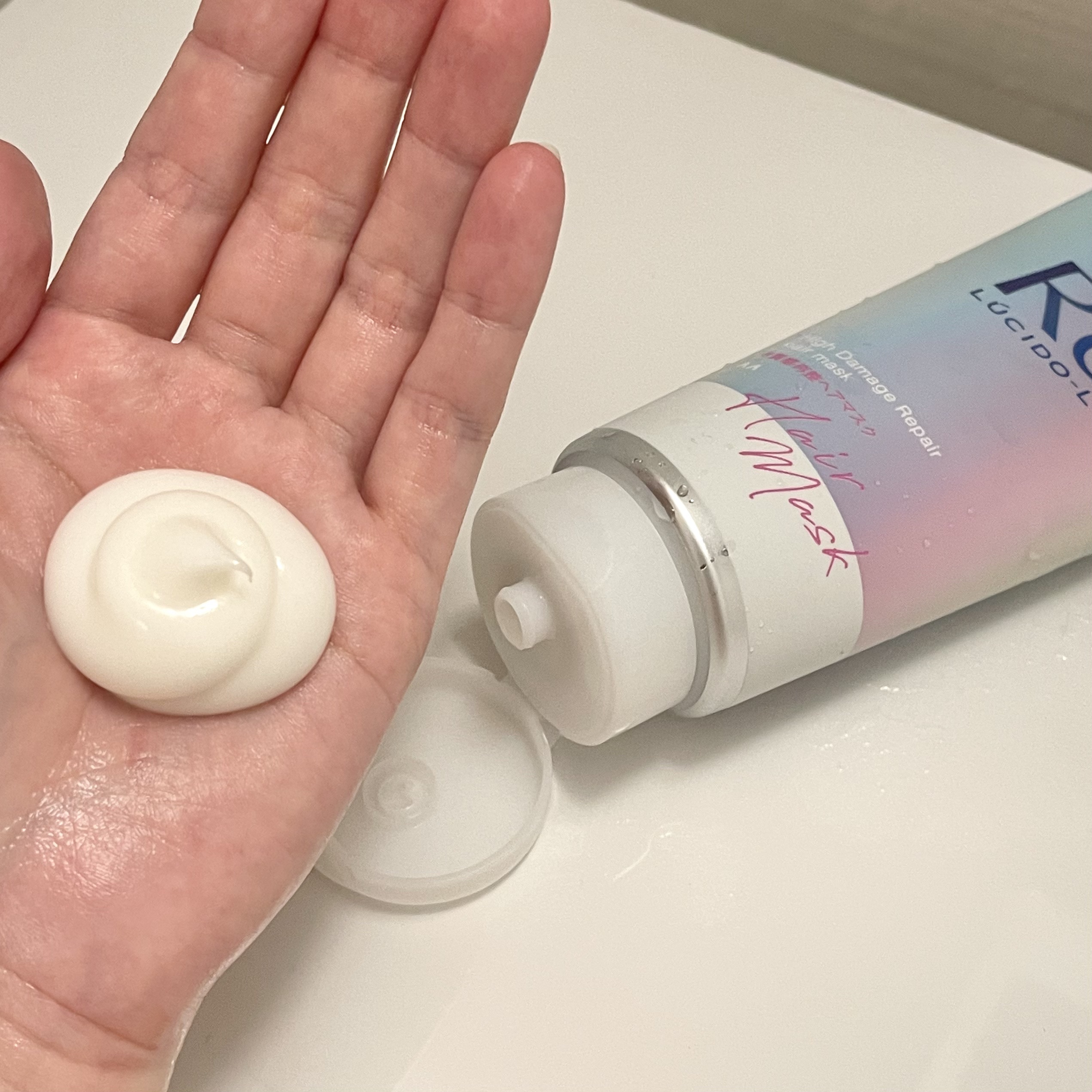 #質感再整ヘアマスク/ルシードエル/ヘアマスク・ヘアパックを使ったクチコミ（3枚目）