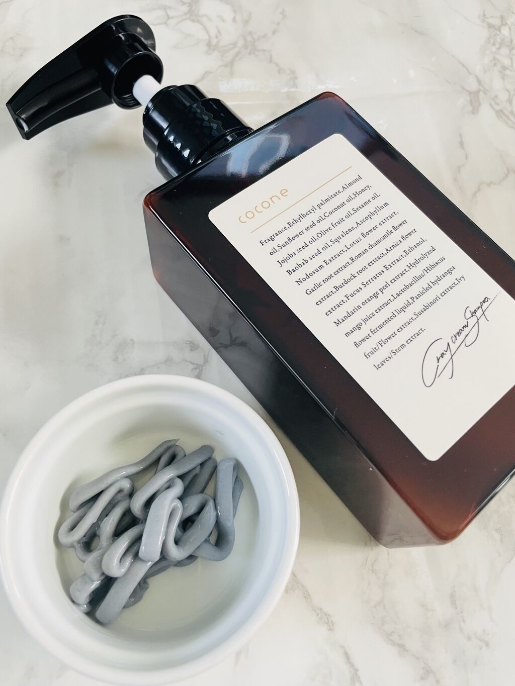 クレイクリームシャンプー（モイスト）/cocone/市販シャンプーを使ったクチコミ（1枚目）