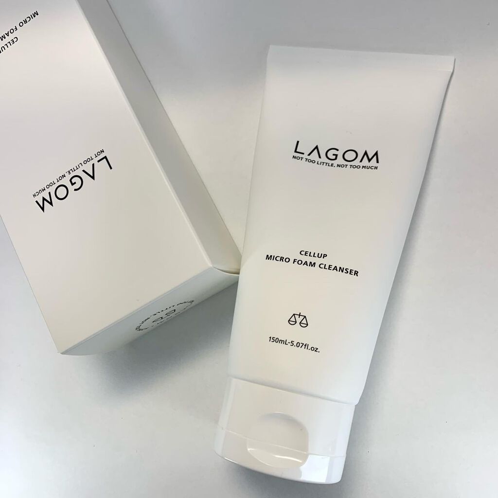 マイクロフォーム クレンザー(夜用洗顔)/LAGOM /クレンジングクリームを使ったクチコミ（1枚目）