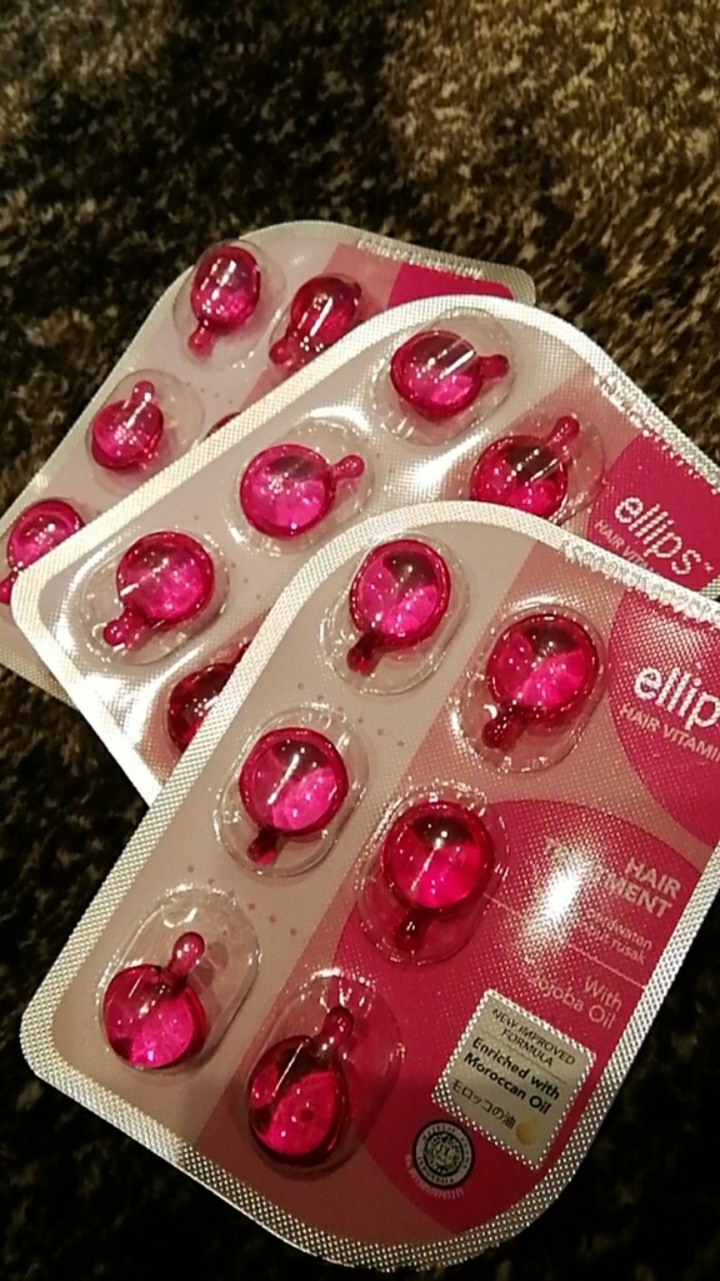 ヘアーオイル【トリートメント】/ellips/ヘアオイルを使ったクチコミ(2枚目)