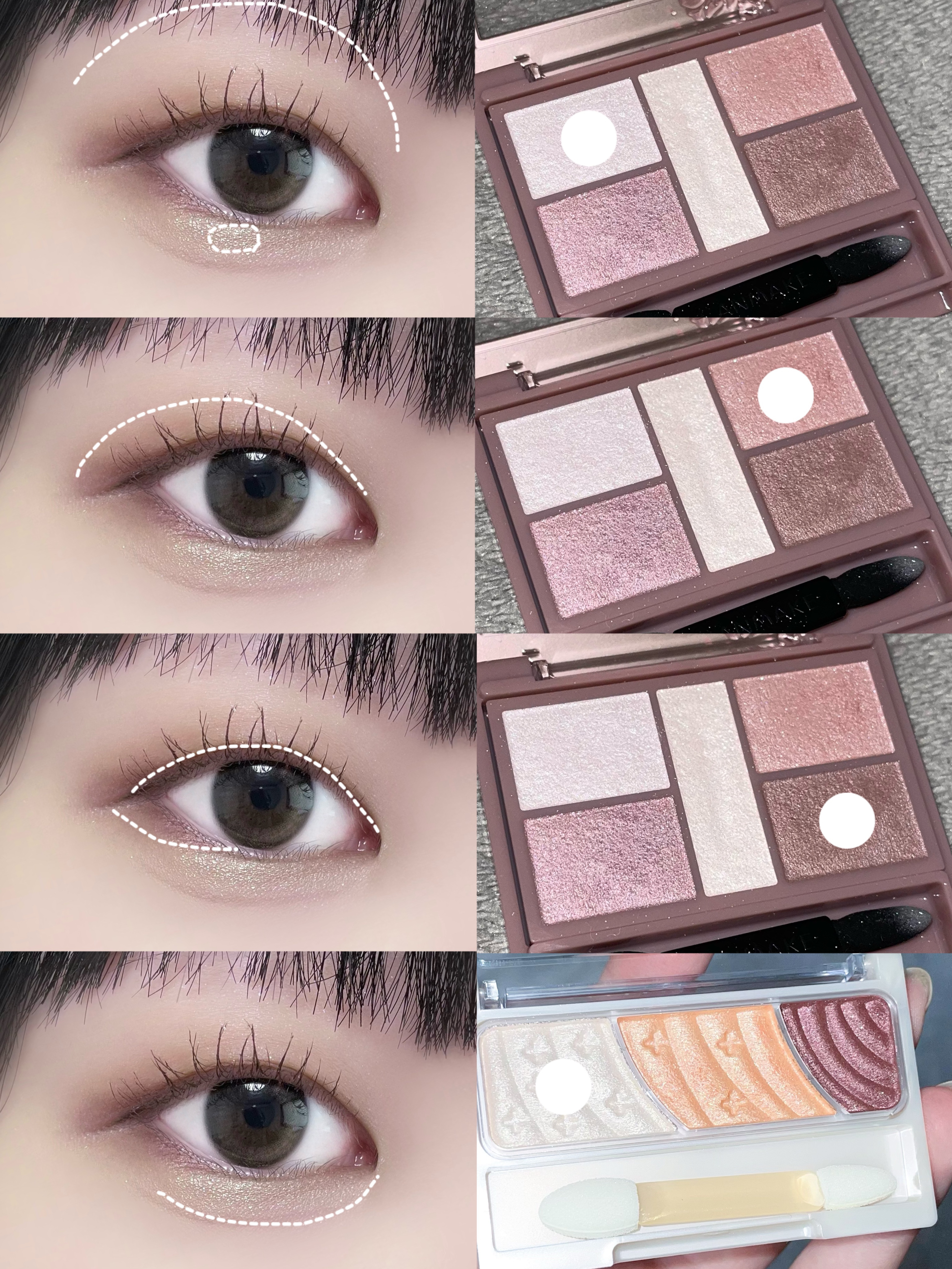 トーンアップアイシャドウ/CEZANNE/アイシャドウパレットを使ったクチコミ（3枚目）