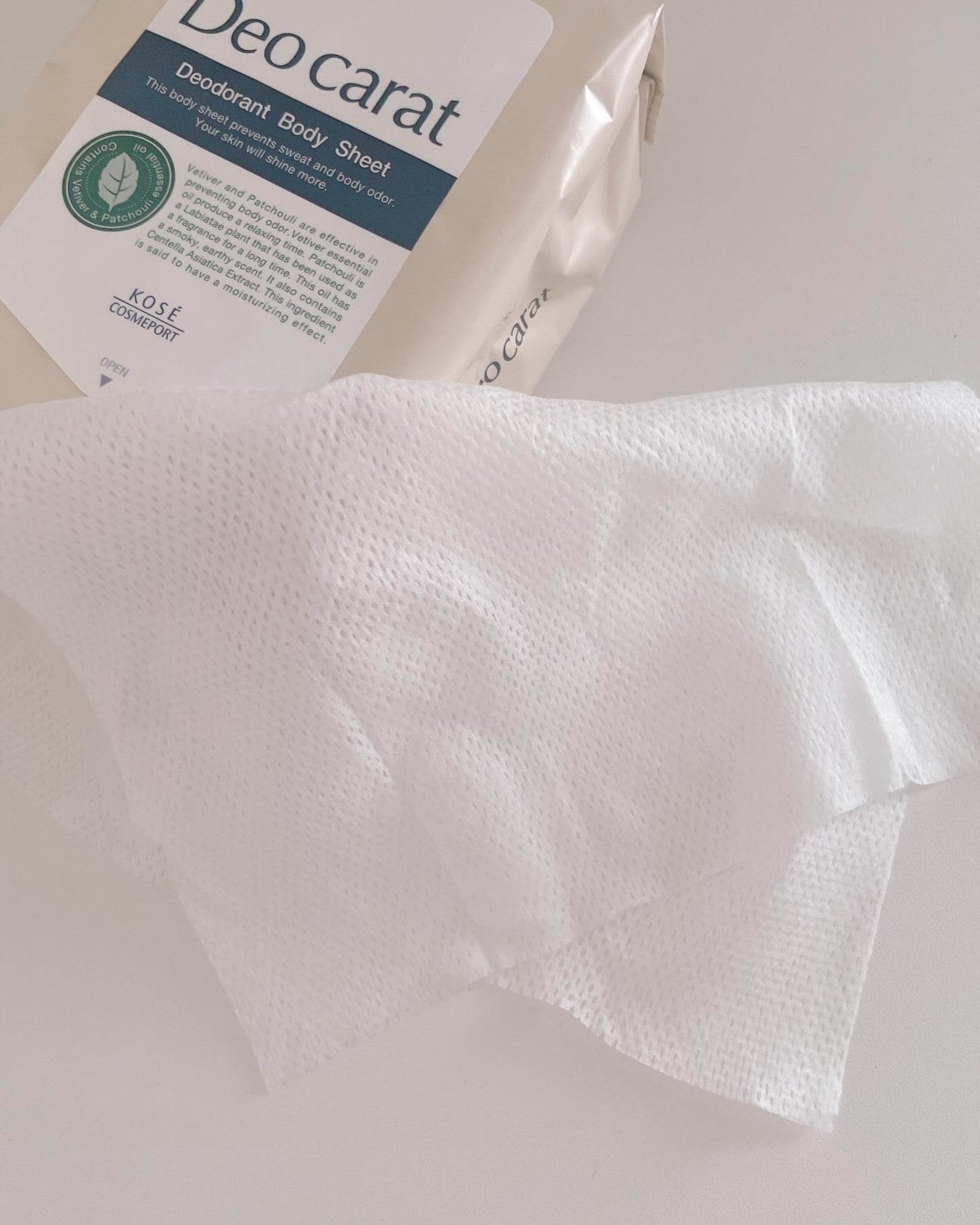 デオカラット 薬用デオドラント ボディシート/デオカラット/ボディシートを使ったクチコミ(3枚目)