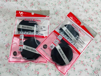 マルチファンデパフ 2P/ロージーローザ/パフ・スポンジを使ったクチコミ(1枚目)