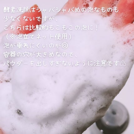 マイクロバイオーム酵素パウダークレンザー/Sunnicorn/洗顔パウダーを使ったクチコミ(2枚目)