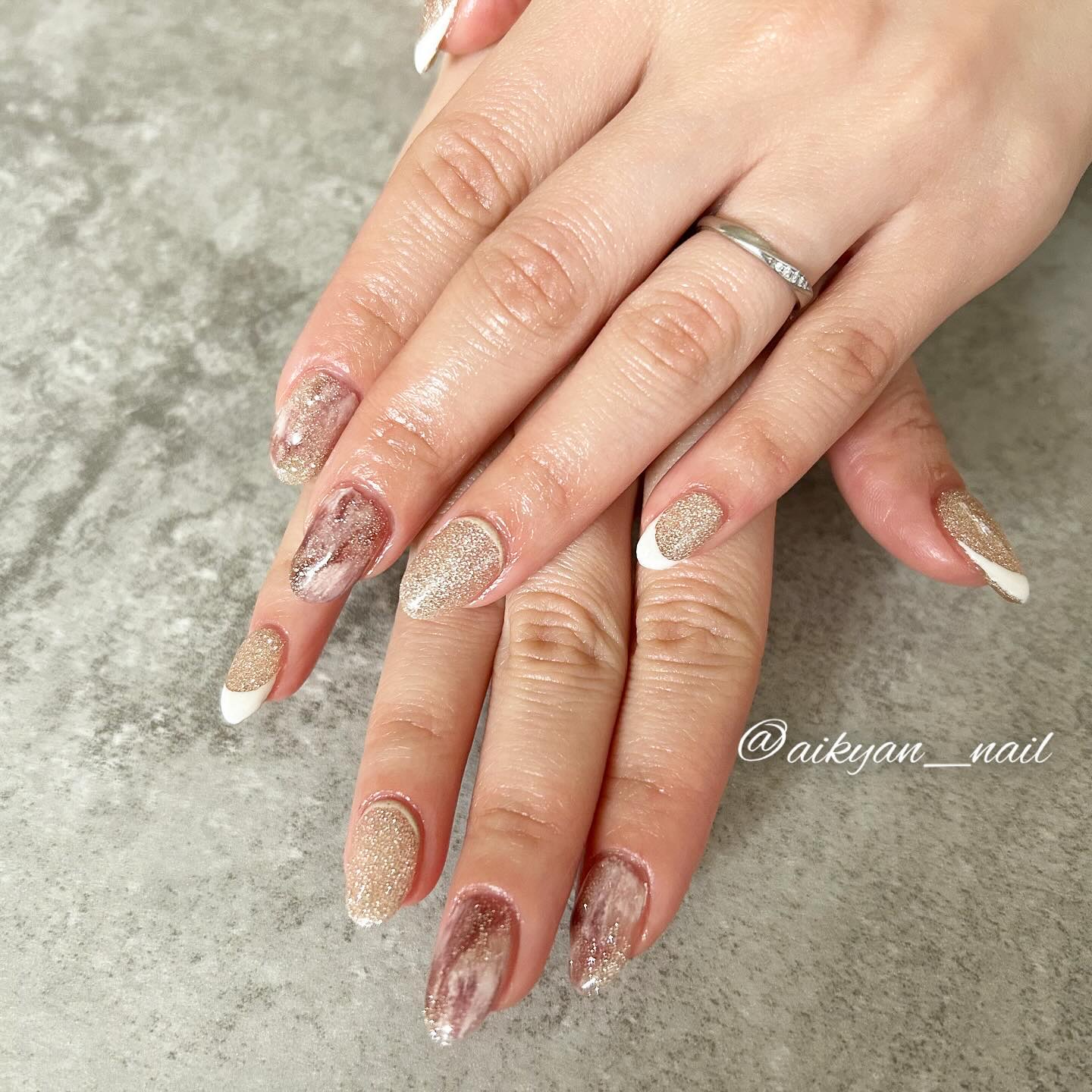 クリスタルフラッシュ/ネイル工房/ジェルネイルを使ったクチコミ（2枚目）