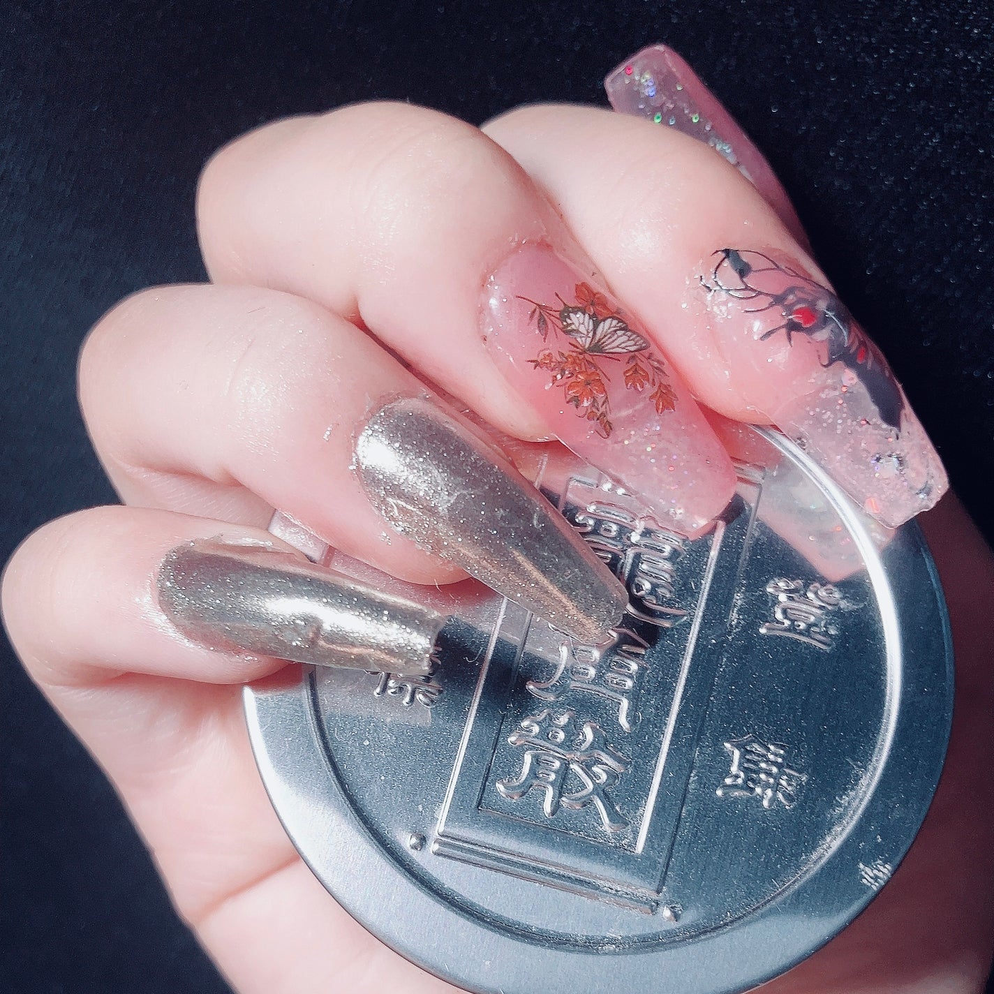 Epona on LIPS 「ネイル備忘録#Myあか抜け記録#ジェルネイル#ジェルネイル_百..」(4枚目)