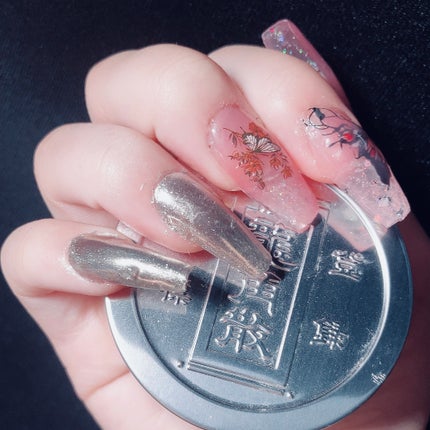 Epona on LIPS 「ネイル備忘録#Myあか抜け記録#ジェルネイル#ジェルネイル_百..」(4枚目)