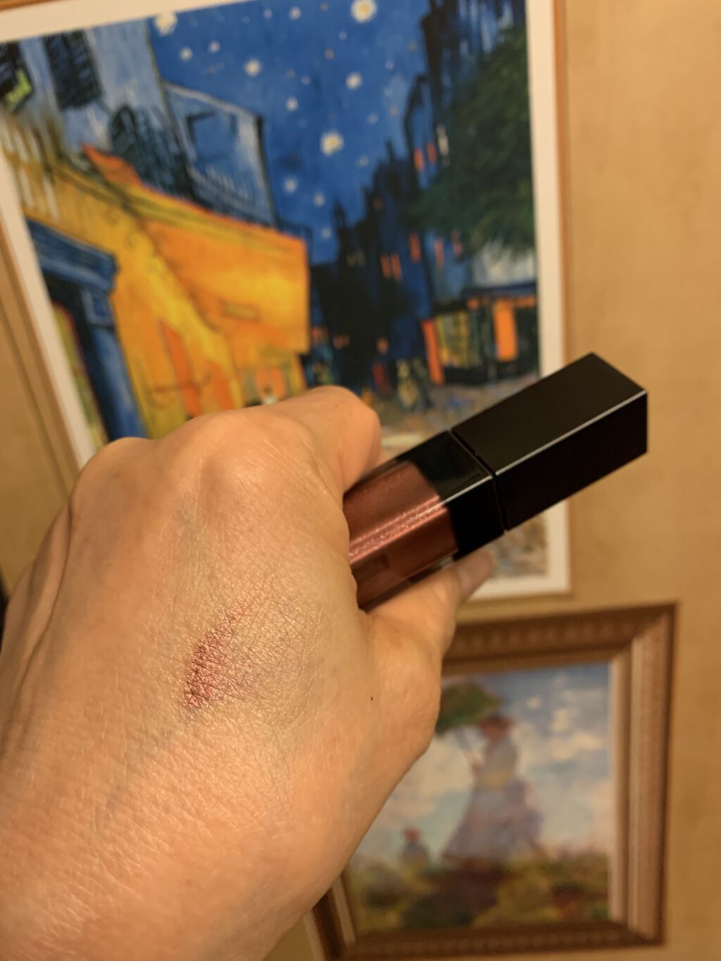 センセーショナルエフェクト アイシャドウ S05 プラムグロス/MAYBELLINE NEW YORK/リキッドアイシャドウを使ったクチコミ（3枚目）