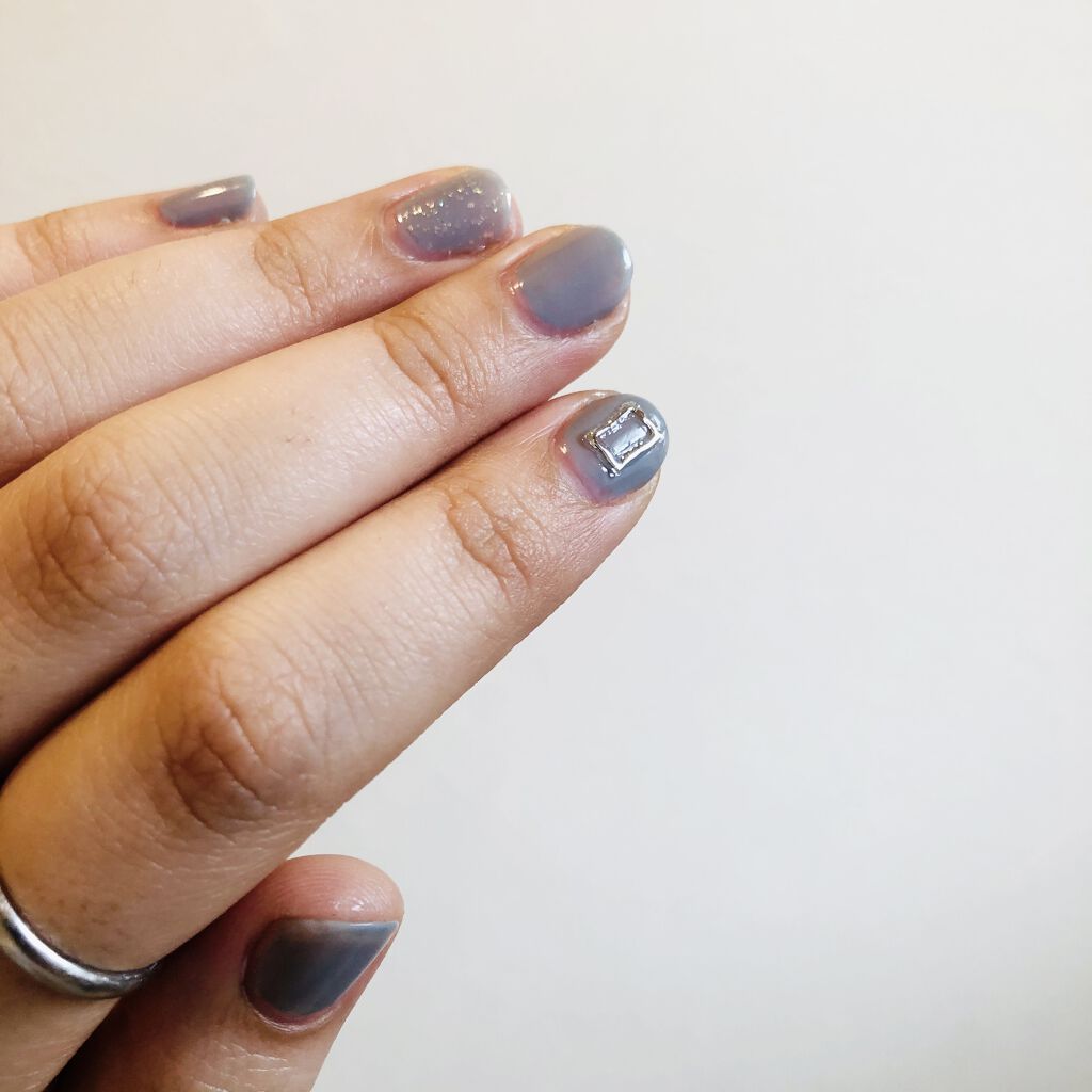 ネイルシール/セリア/ネイルシールを使ったクチコミ（1枚目）