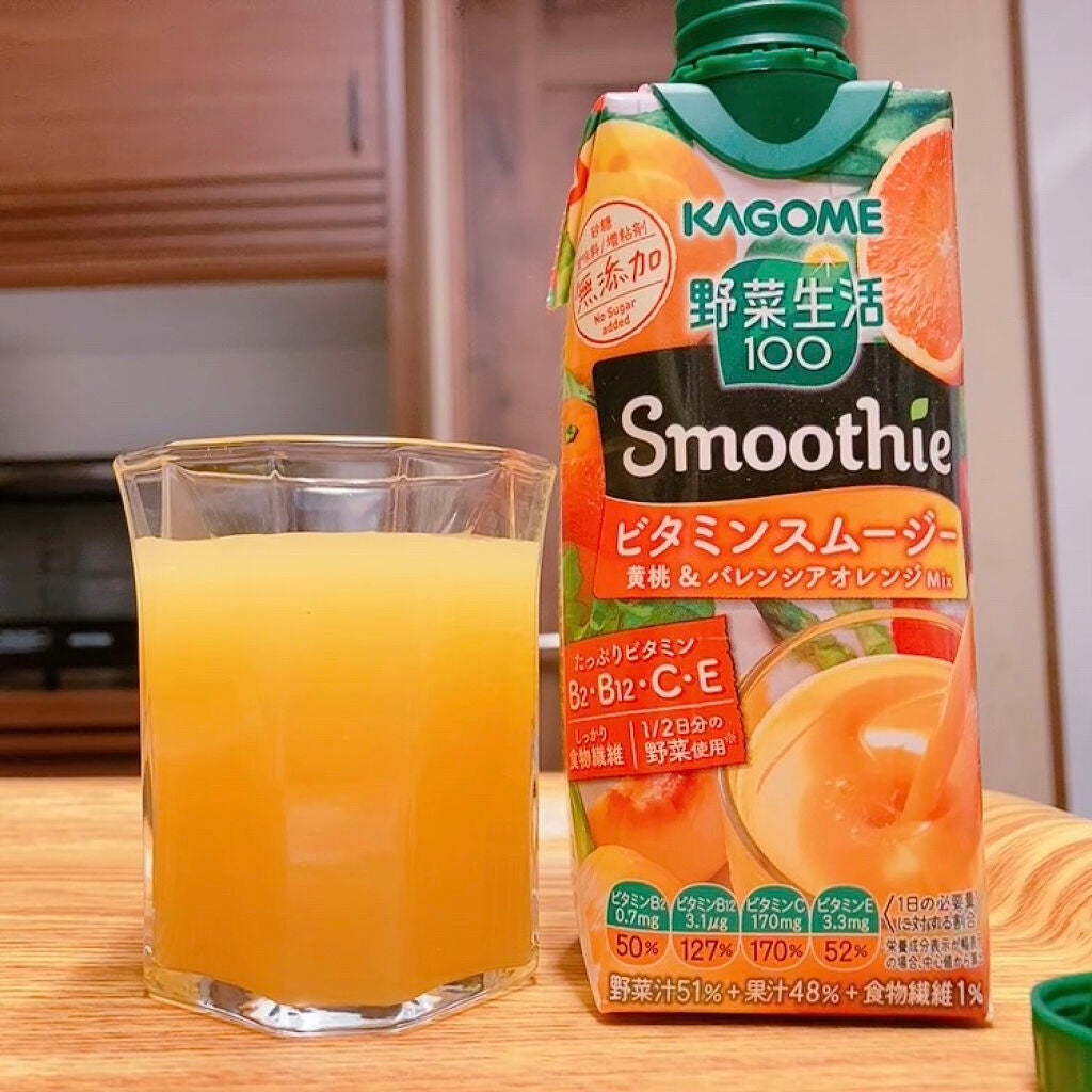 ビタミンスムージー/野菜生活100/スムージーを使ったクチコミ(6枚目)