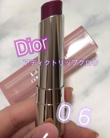 ❁︎ Dior アディクトリップグロウ 06 ❁︎

一見濃そうな色ですが写真の２枚目を見ていただいて二度塗りでこんな感じです。

特徴として
・香りがかなり濃いめ(バニラ系の甘ったるい香り)
・重めで