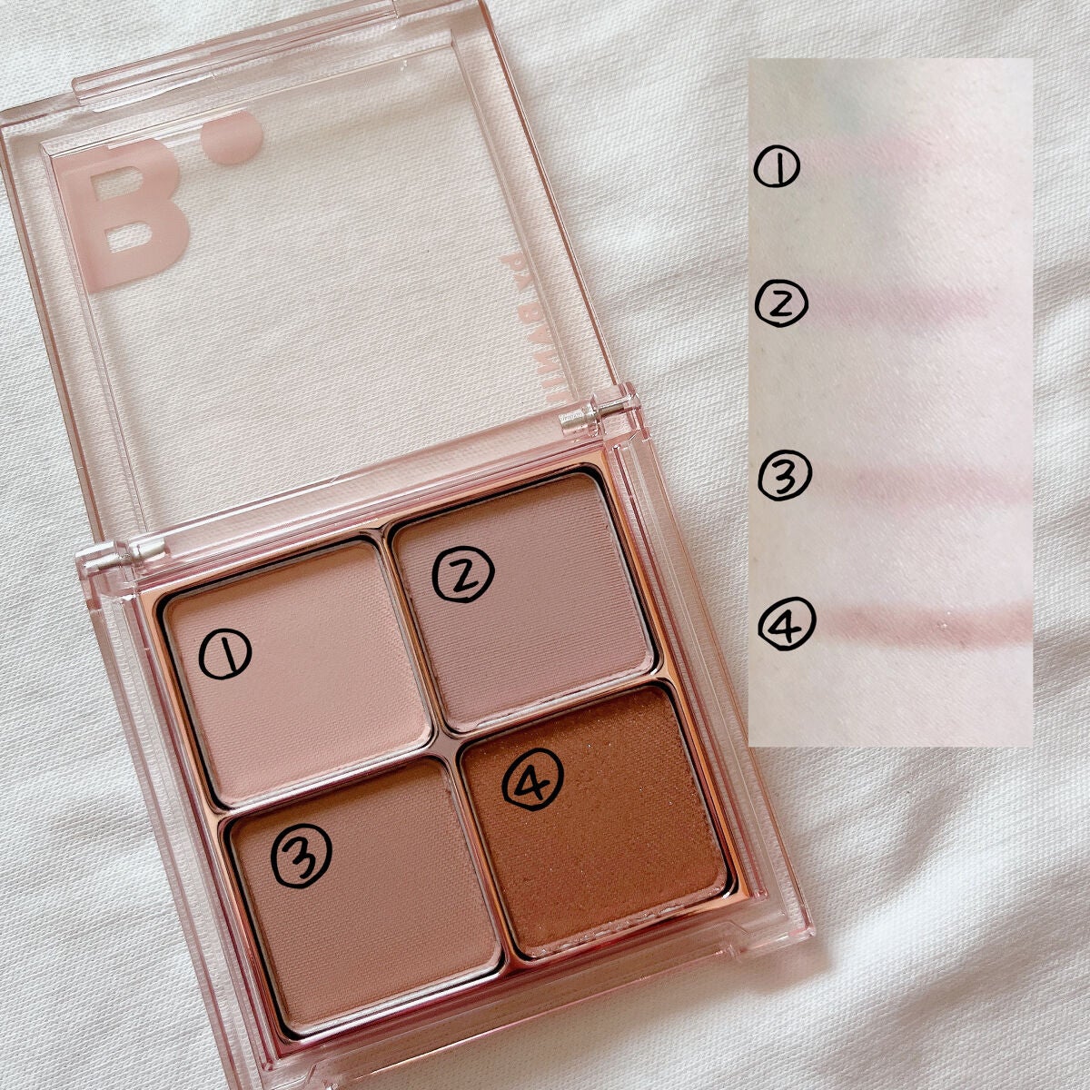 ムードオンアイパレット /BANILA CO/アイシャドウパレットを使ったクチコミ(2枚目)