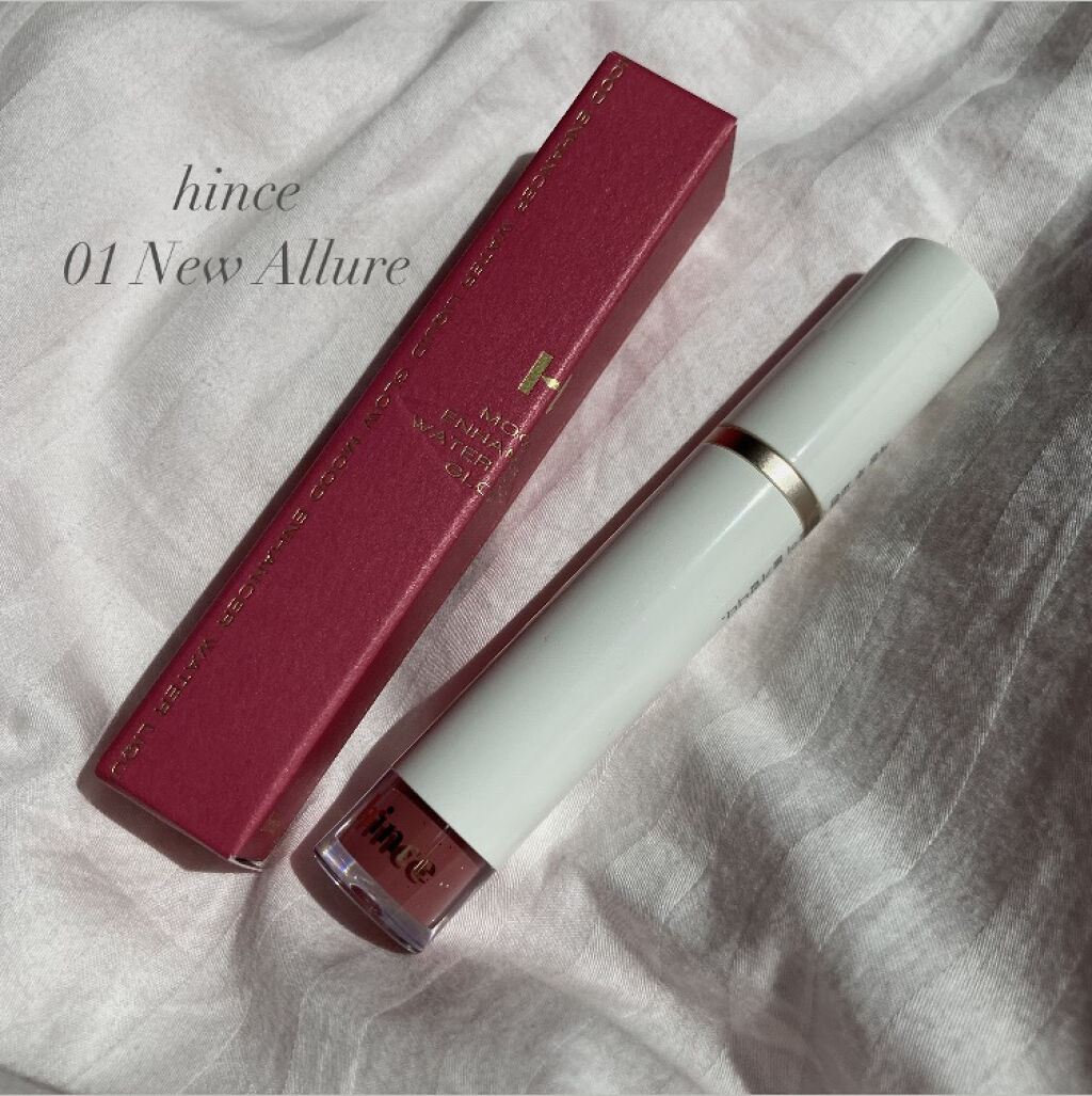 ムードインハンサーウォーターリキッドグロウ/hince/口紅を使ったクチコミ（1枚目）