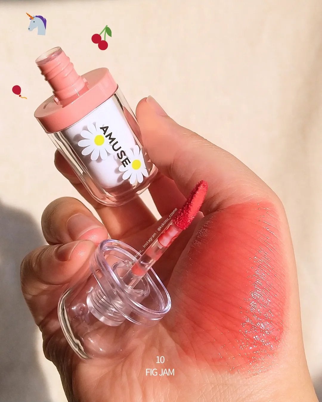 ジェルフィットティント/AMUSE/リップティントを使ったクチコミ(6枚目)