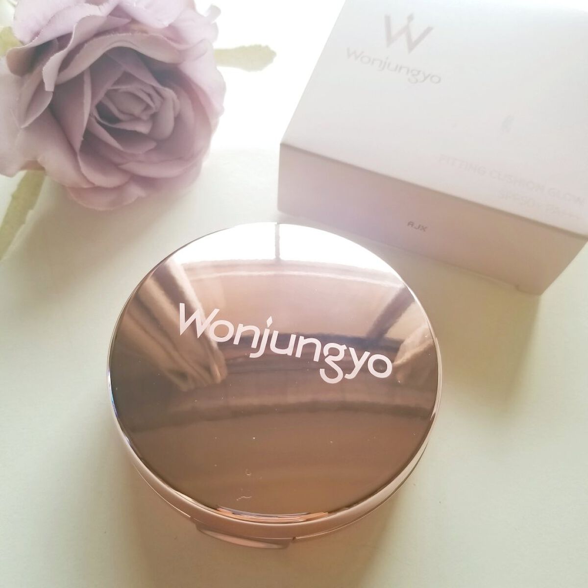 ウォンジョンヨ フィッティングクッション グロウ 02 ペールイエロー/Wonjungyo/クッションファンデーションを使ったクチコミ（2枚目）