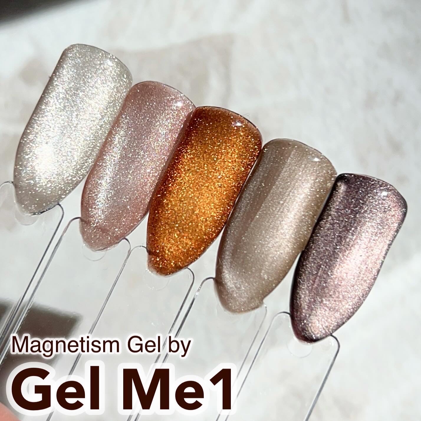 マグネティズムジェル バイ ジェルミーワン GMG3-03  Copper Soleil/ コッパーソレイユ/ジェルミーワン/マニキュアを使ったクチコミ（1枚目）